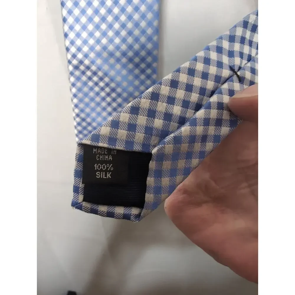 Michael Kors Silk Tie Blue Striped (546)